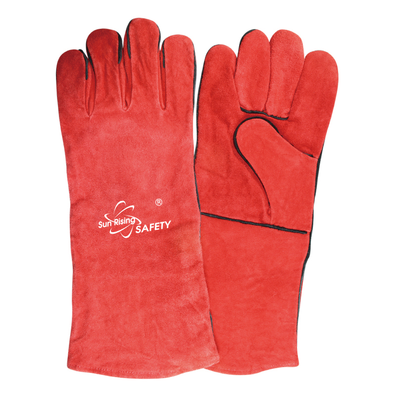SRSafety cow-split-leather-glove-with-reinforced-palm