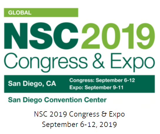 We will attend The NSC 2019 Expo