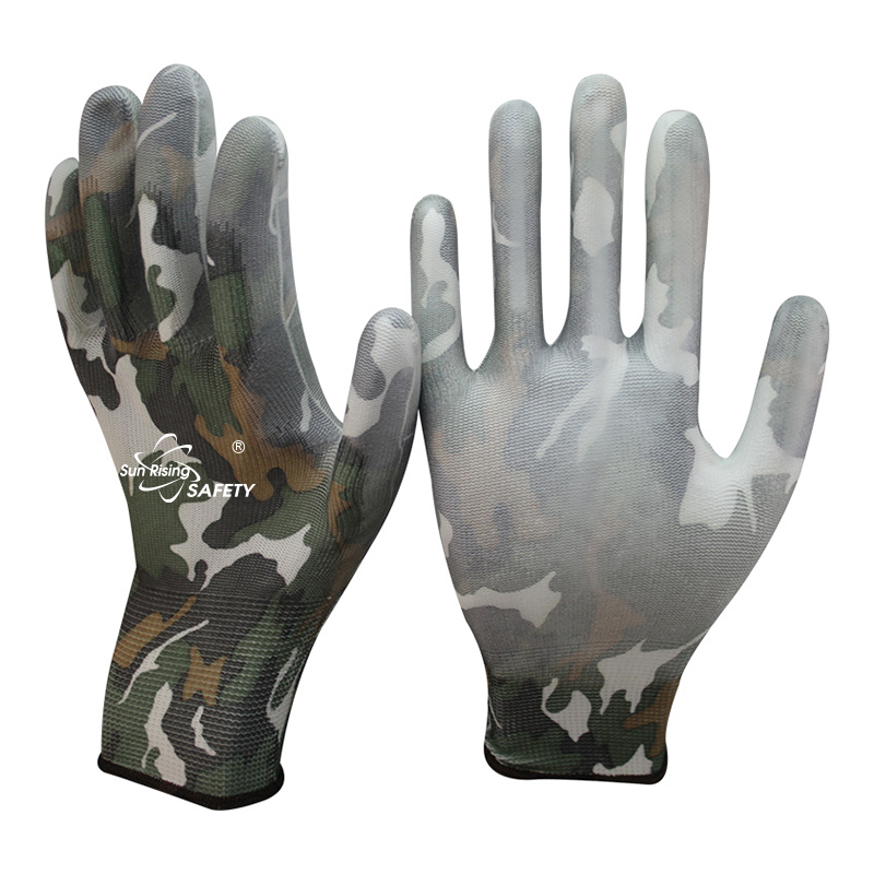 SRSafety-PU-palm-dipped-flower-print-glove