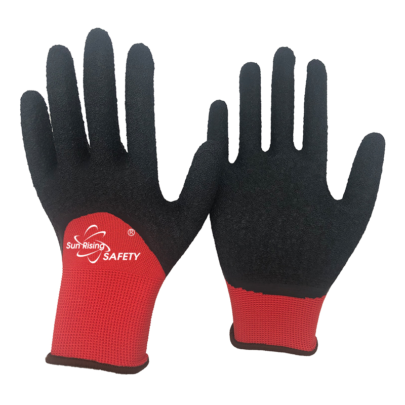SRSafety-Nylon-Crinkle-Latex-Half-Coated-Gloves-[NM1355]