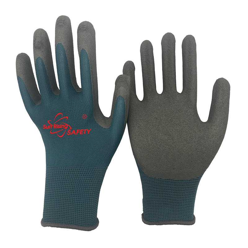 SRSafet-Polyester-Foam-Latex-Coated-Gloves-[NM1350PF]