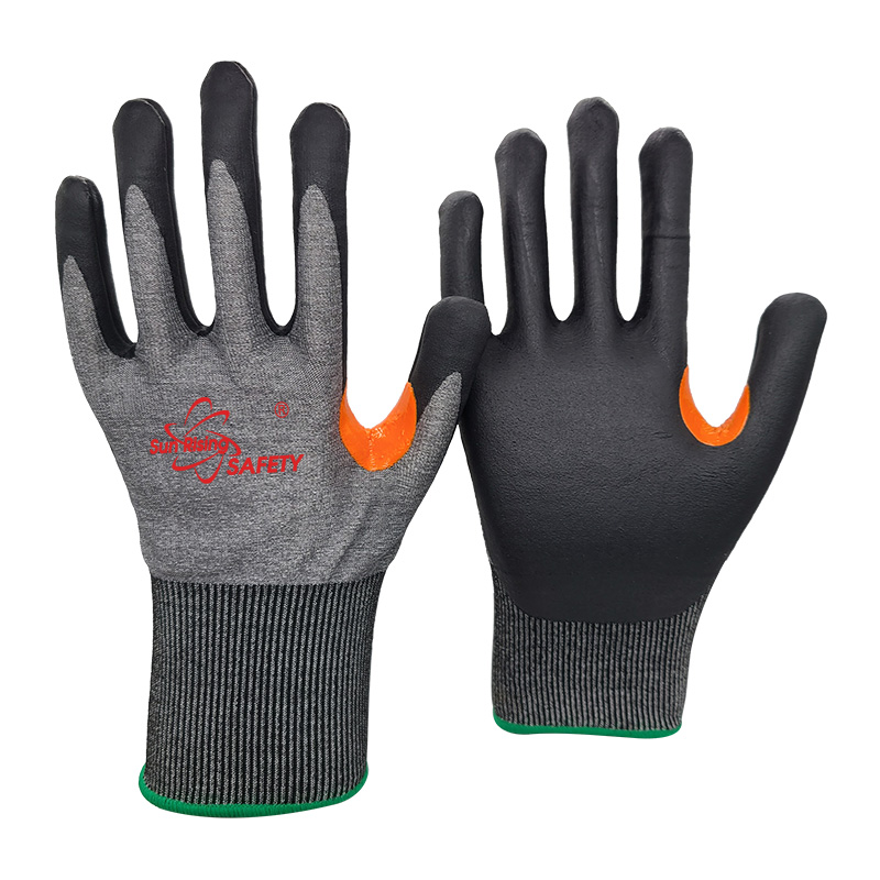 SRSafety-grey-21-Gauge-Super-Thin-Liner-with-High-Cut-Resistance-Nitrile-Coated-Gloves-[DY2150F-H]