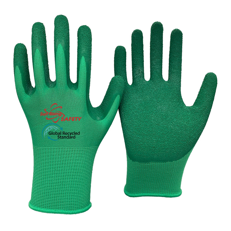 SRSafety-RPET-Polyester-Knitted-Liner-Crinkle-Latex-Coated-Gloves-[NM1350-ECO]